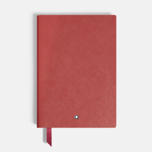 Caderno Montblanc Medio, Brick Red Leather, Red, Lined Pages