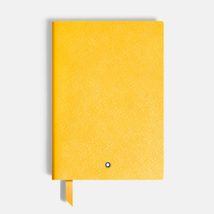 Caderno Montblanc Medio, Saffiano Leather, Modena Yellow - Lined Pages