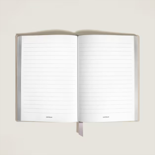 Caderno Montblanc Sartorial Medium, Lined Pages - White