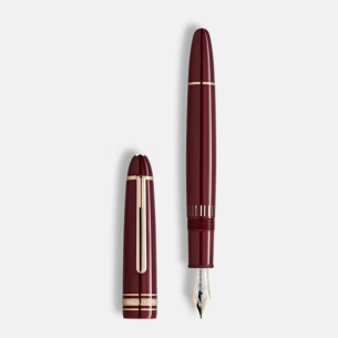 Caneta Montblanc Tinteiro Meisterstück Burgundy Red LeGrand