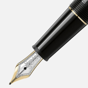 Caneta Montblanc Tinteiro Meisterstück Classique Preto