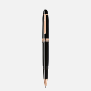 Caneta Rollerball Montblanc Meisterstück Legrand Revestida em Ouro Rosa Preto