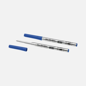 Refis de caneta Montblanc esferográfica (F) Azul Royal 2 unidades