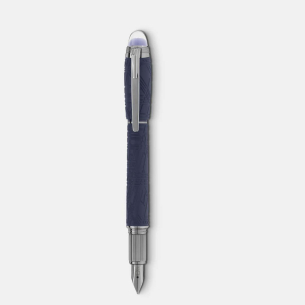 Caneta Montblanc Tinteiro De Resina Starwalker Spaceblue