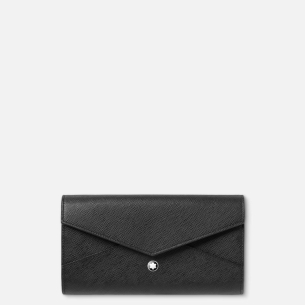 Carteira Montblanc Sartorial Continental - Preta