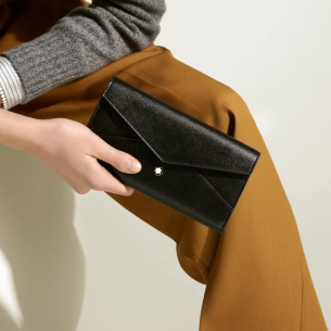 Carteira Montblanc Sartorial Continental - Preta