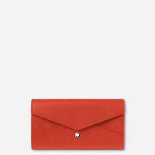 Carteira Montblanc Sartorial Continental - Coral