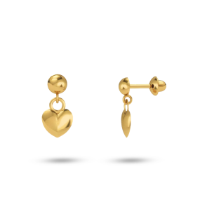 Brinco Infantil em Ouro Amarelo 18K  