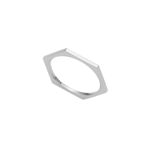 Anel em Ouro Branco 18K 