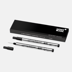 Refil de Caneta Montblanc Rollerball Refill, Legrand Fine, 2X1, Mystery Black