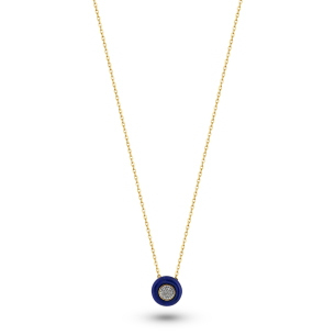Gargantilha em Ouro Amarelo 18K com Brilhantes