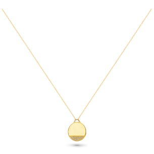 Gargantilha em Ouro Amarelo 18K com Diamantes  