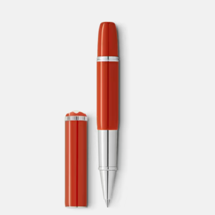 Caneta Montblanc Rollerball Heritage Rouge et Noir "Baby" Special Edition Coral