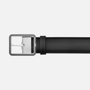 Cinto Montblanc Grey 35 mm leather