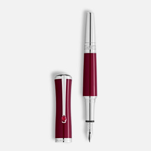 Caneta Montblanc Tinteiro  Maria Callas Special Edition Fountain Pen - Rubi