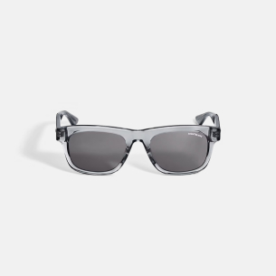Óculos de Sol Montblanc Quadrado com Armação em Acetato Cinza