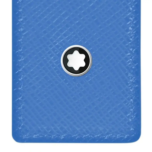 Estojo Montblanc for 1 Pen in Sartorial Leather - Azul