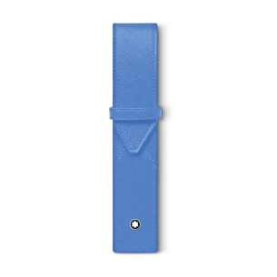 Estojo Montblanc for 1 Pen in Sartorial Leather - Azul