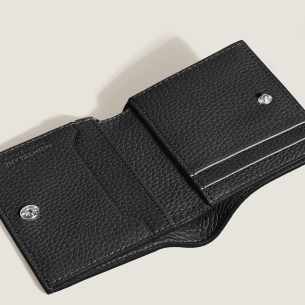 Carteira Montblanc 4cc in Grain Leather - Preto