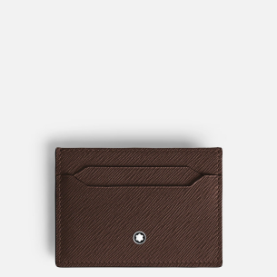 Porta-Cartões Montblanc 5cc in Sartorial Leather - Ébano