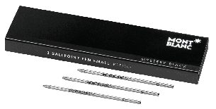 Refil pequeno de caneta Montblanc Mystery Black