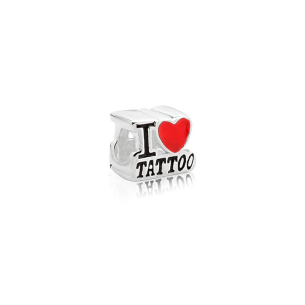 Berloque prata 925 i love tattoo