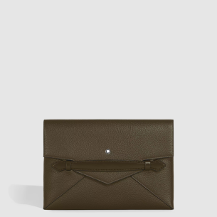 Pasta Montblanc Envelope Clutch - khaki