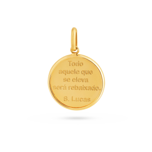 Pingente São Lucas em Ouro Amarelo 18K
