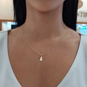 Pingente de ouro amarelo menino - 18K