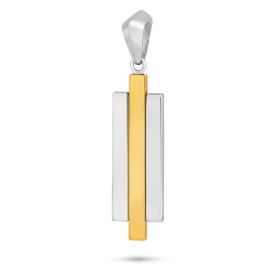 Pingente em Ouro Amarelo e Ouro Branco 18K