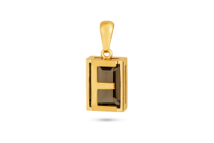 Pingente Ouro Amarelo 18K com Quartzo Green Gold