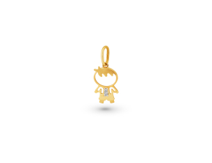Pingentem em Ouro Amarelo 18K com Diamantes