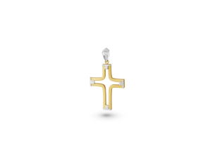 Pingente em Ouro Amarelo e Ouro Branco 18K