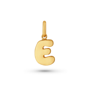Pingente Letra E em Ouro Amarelo 18K - PI8219.01276