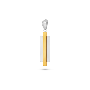 Pingente em Ouro Amarelo e Ouro Branco 18K