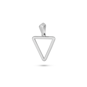 Pingente Triângulo Ouro Branco 18K  