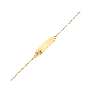 Pulseira Infantil em Ouro Amarelo 18K