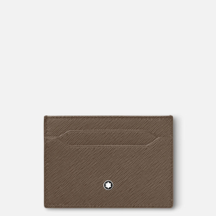 Porta Cartão Montblanc Sartorial Trio 5CC - Marrom