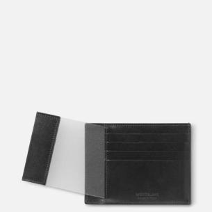 Porta Cartão Montblanc Meisterstück 4CC com porta identificação - Preto