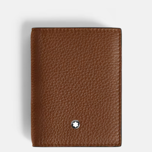 Porta Cartões Montblanc Grain 4cc - Fauve