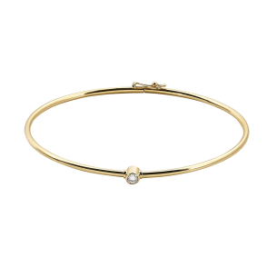 Pulseira de Ouro Amarelo com Diamante - 18K