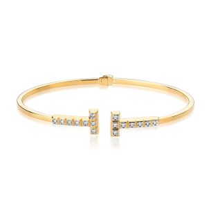 Pulseira bracelete de ouro 18k diamantes