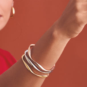 Pulseira Torcida em Ouro Amarelo 18K