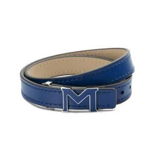 Pulseira Montblanc logo azul Montblanc M