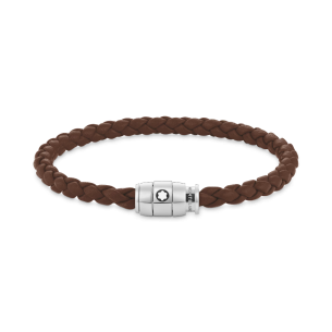 Pulseira Montblanc Medium, Soft Leather, Fauve Brown