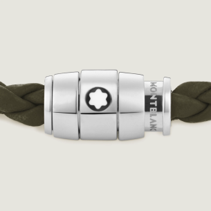 Pulseira Montblanc Medium, Soft Leather, Khaki