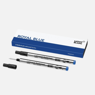 Refis Montblanc para rollerball LeGrand (M), Royal Blue - 2 unidades