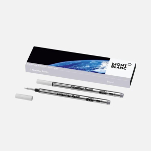 Refis Montblanc Fineliner-minen (B) Cosmos Cinza Azulado - 2 unidades