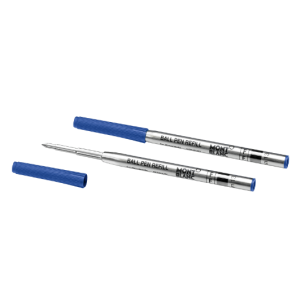 Refis de caneta esferográfica (F) Azul Royal 2 unidades