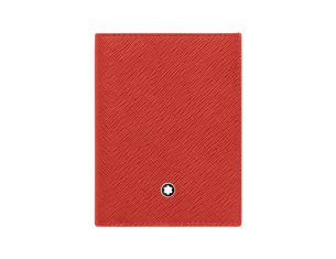 Carteira Montblanc Sartorial Mini 4CC - Coral